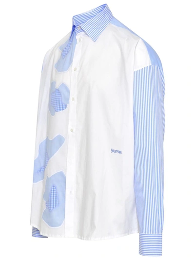 Shop Self Made Self-made White Cotton Macula Shirt