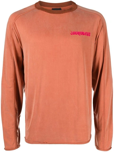 Shop Jacquemus T-shirts In Orange