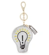 Anya Hindmarch Light Bulb Leather Coin Purse In Silver Metallic