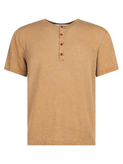 Shop Amaranto Button Down T-shirt In Brown
