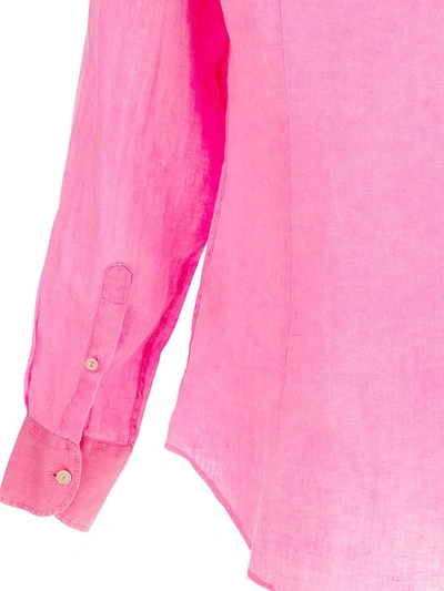 Shop Mc2 Saint Barth 'domotics' Shirt In Fuchsia