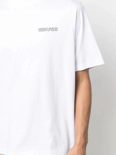 Shop Marcelo Burlon County Of Milan T-shirt In White