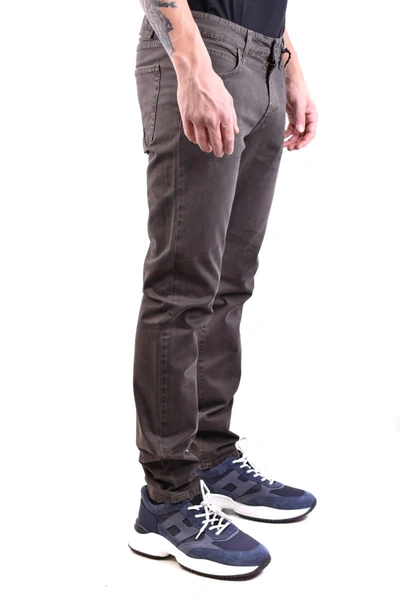 Shop Roy Rogers Roy Roger's Trousers In Dark Brown