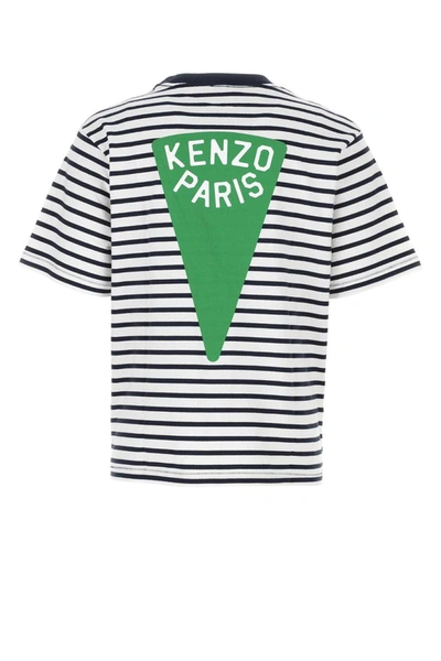 Shop Kenzo T-shirt In Stripped