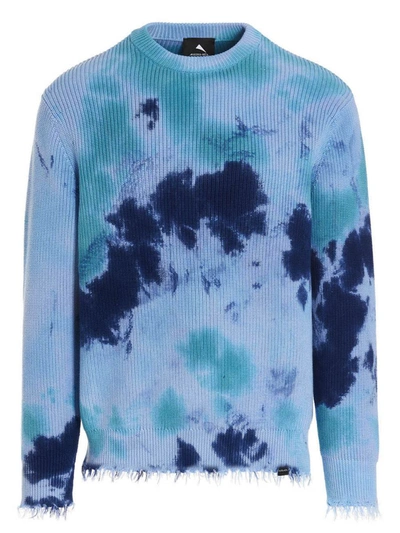 Shop Mauna Kea Tie-dye Sweater In Light Blue