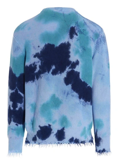 Shop Mauna Kea Tie-dye Sweater In Light Blue