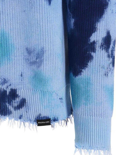 Shop Mauna Kea Tie-dye Sweater In Light Blue