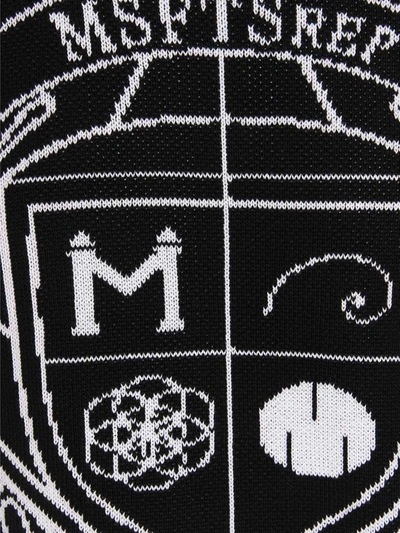 Shop Msftsrep Jacquard Logo Sweater In White/black