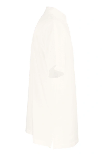 Shop Sease Fish Tail Short - Cotton Piquè Short Sleeve Polo In White