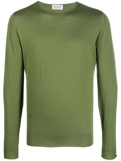Shop John Smedley Pullover Clothing In Green