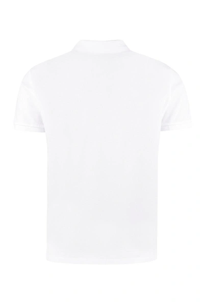 Shop Polo Ralph Lauren Cotton-piqué Polo Shirt In White