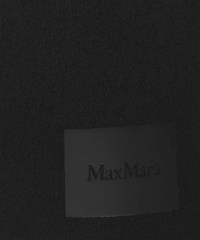 Shop Max Mara Gelato Cyclist Shorts In Black