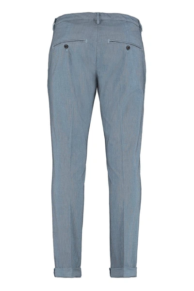 Shop Dondup Gaubert Stretch Cotton Chino Trousers In Multicolor
