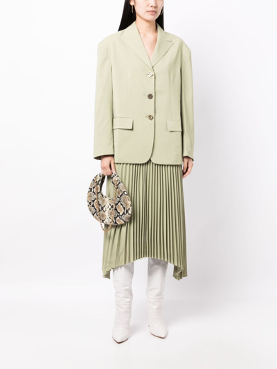 Rejina Pyo Enzo Single-breasted Blazer In Green