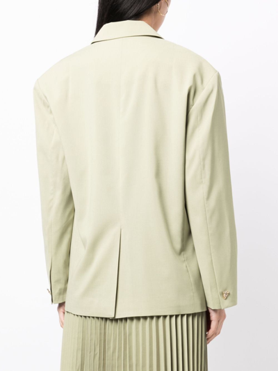 Rejina Pyo Enzo Single-breasted Blazer In Green