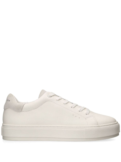 Shop Kurt Geiger Laney Leather Sneakers In White
