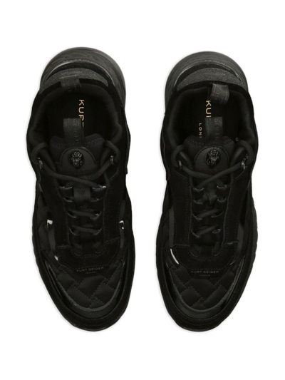 Shop Kurt Geiger Kensington Low-top Sneakers In Black