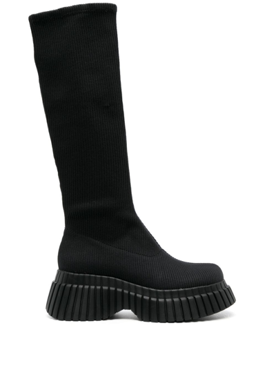 Shop Camper Bcn Below-knee Boots In Black