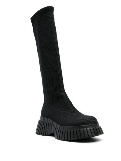 Camper Bcn Below-knee Boots In Black