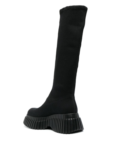 Camper Bcn Below-knee Boots In Black