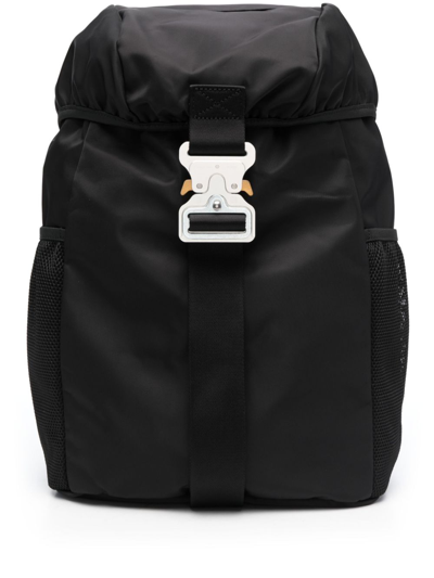 Shop Alyx Logo-print Straps Backpack In Black