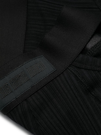 Shop Lgn Louis Gabriel Nouchi Cut-out Detail Logo-patch Briefs In Black