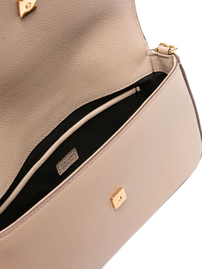 Shop Tom Ford Tf Leather Crossbody Bag In Neutrals