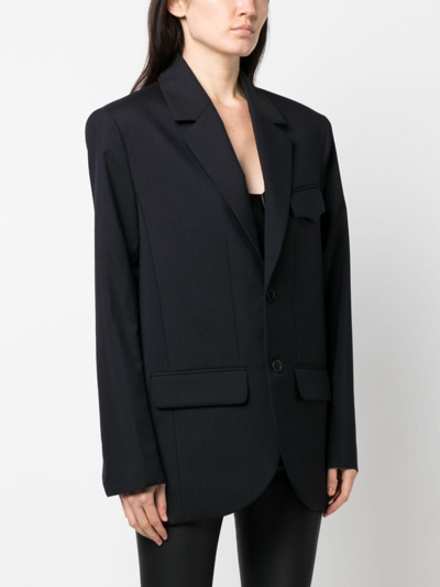Shop Zadig & Voltaire Vivi Tailored-cut Blazer In Black