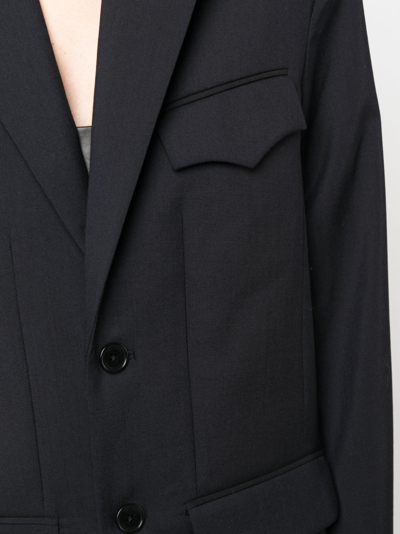 Shop Zadig & Voltaire Vivi Tailored-cut Blazer In Black