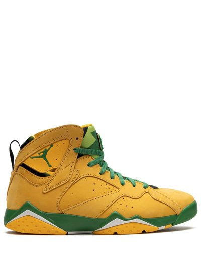 Shop Jordan Air  7 Retro "oregon Pe" Sneakers In Yellow