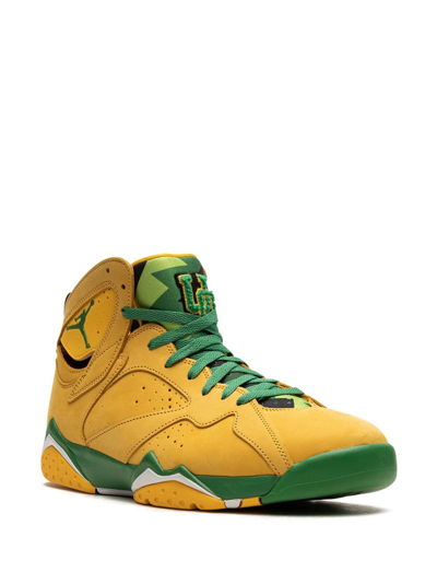 Shop Jordan Air  7 Retro "oregon Pe" Sneakers In Yellow