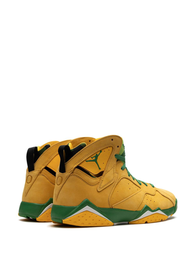 Shop Jordan Air  7 Retro "oregon Pe" Sneakers In Yellow