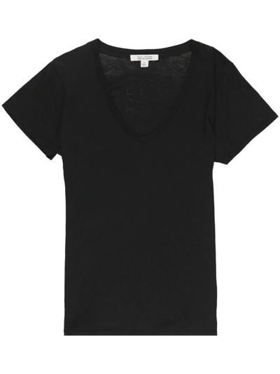 Nili Lotan Carol Vneck Tee Shirt In Black