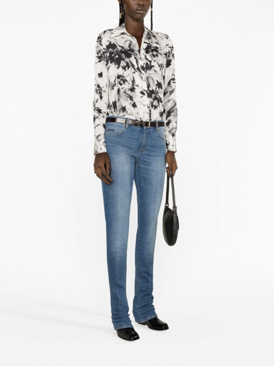 Shop Dolce & Gabbana Mid-rise Flared Jeans In Blue