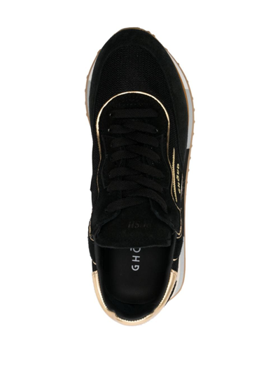Shop Ghoud Rush Groove Logo-embroidered Sneakers In Black