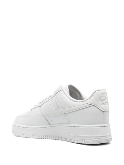 Nike Air Force 1 Leather Sneakers In Grey