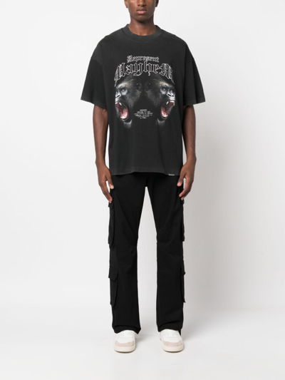 Shop Represent Mayhem Graphic-print T-shirt In Black