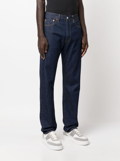 Shop Levi's 501 Straight-leg Jeans In Blue