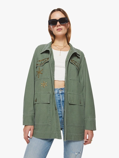 Shop Mother The Foxtrot Jacket Roger That (also In X) In Green