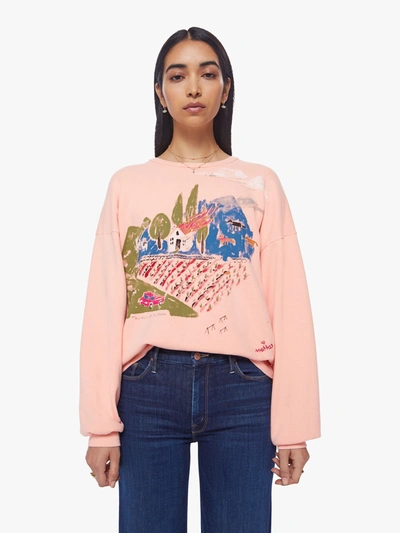 Shop Mother The Drop Square Burning Down The House Shirt (also In Xs, S,l) In Pink
