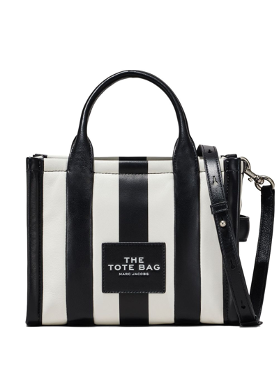 Shop Marc Jacobs Small The Striped Tote Bag In Multi-colored