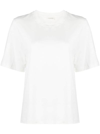 Shop By Malene Birger Hedil Organic Cotton T-shirt In White