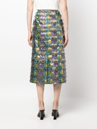 La Doublej Pencil Skirt In Multicolour