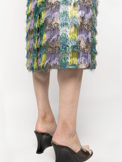 La Doublej Pencil Skirt In Multicolour