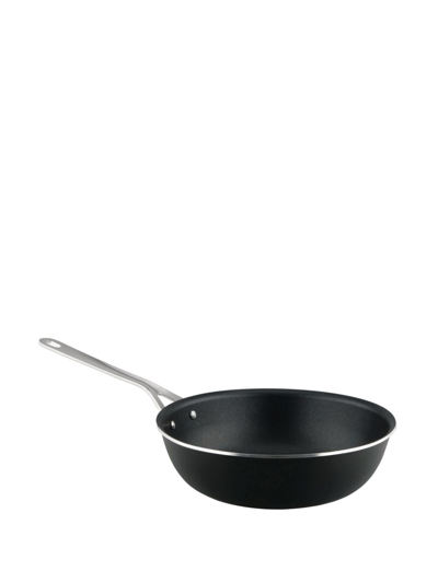 Shop Alessi Wok Pan (28cm) In Black