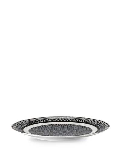 Versace X Rosenthal La Greca Signature Service Plate (33cm) In White
