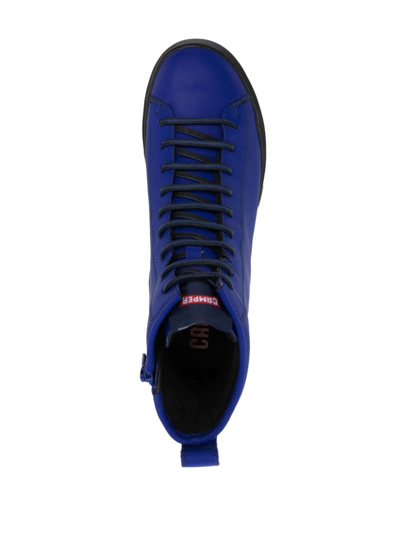 Camper Brutus Lace-up Ankle Boots In Blue
