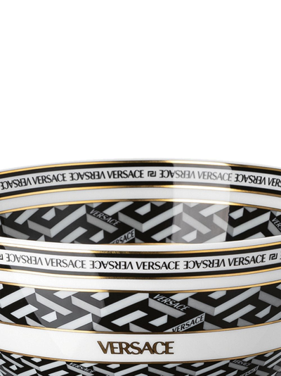 Versace X Rosenthal La Greca Signature Bowl (15cm) In White