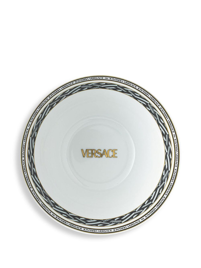 Versace X Rosenthal La Greca Signature Bowl (15cm) In White
