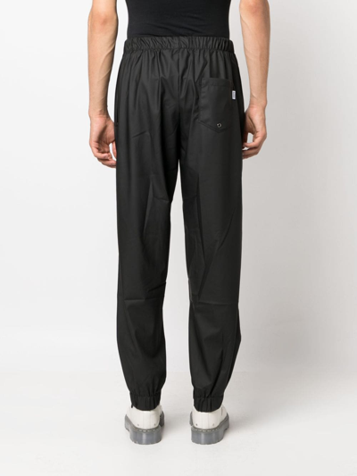 Rains Black Vented Lounge Pants In Black